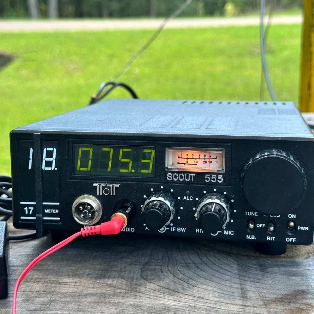 When you forget the BATTERY for your POTA activation!